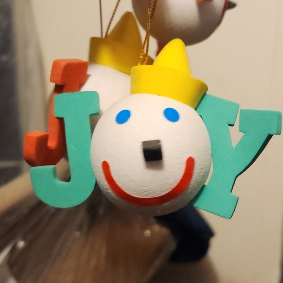 Vt 3 Jack In The‎ Box JOY Antenna Topper Ball Christmas Ornament - Picture 2 of 3
